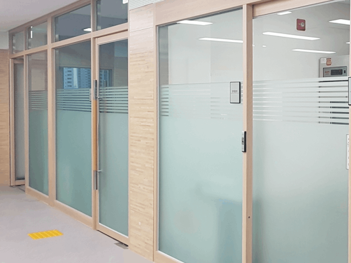 유리문 썬팅(엠보)